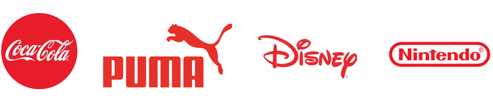 exemple de logos rouges